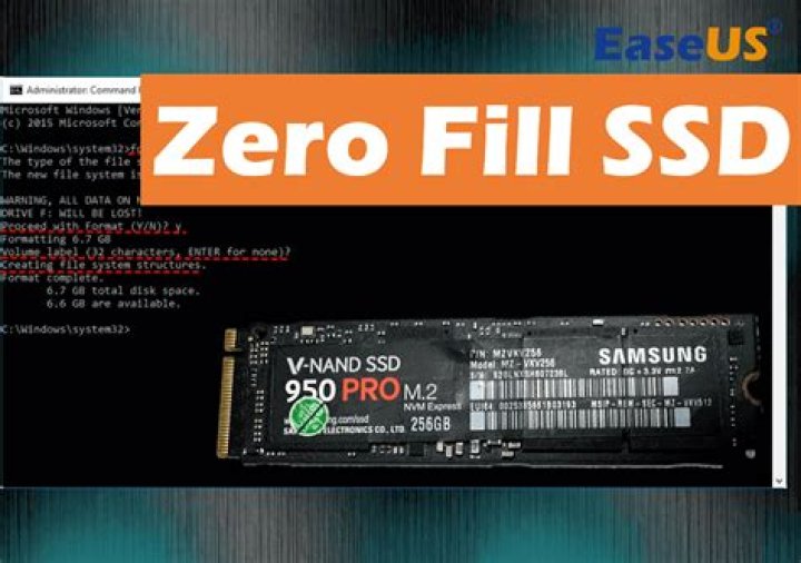 How do you zero fill an SSD?