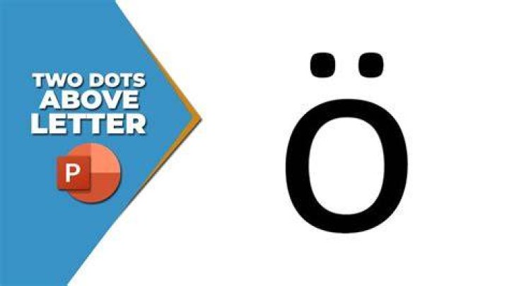 What are the 2 dots over a letter called?