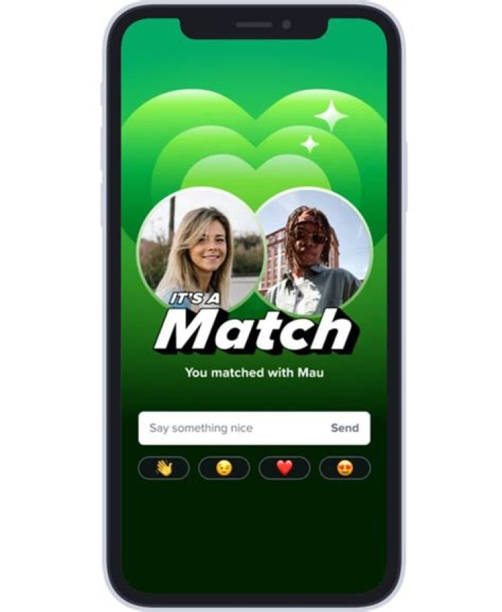 What is the average Tinder match?