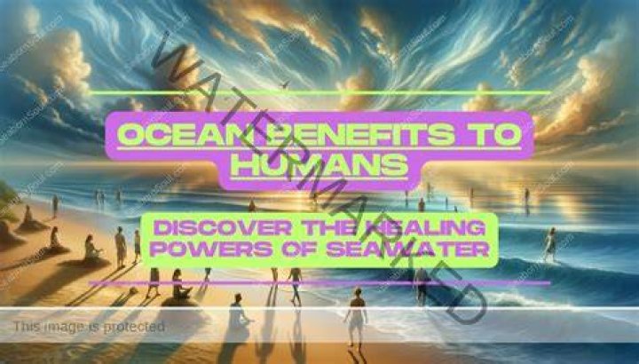Why is ocean water healing?